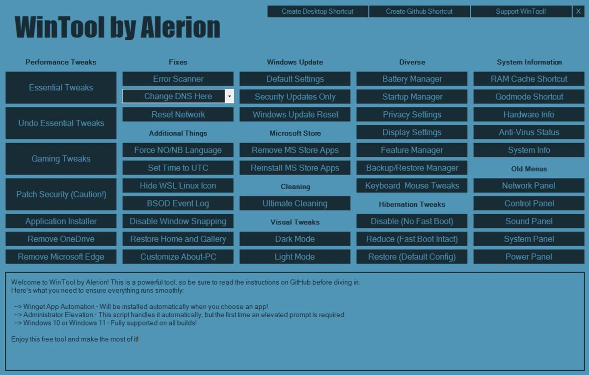WinTool for Windows 11